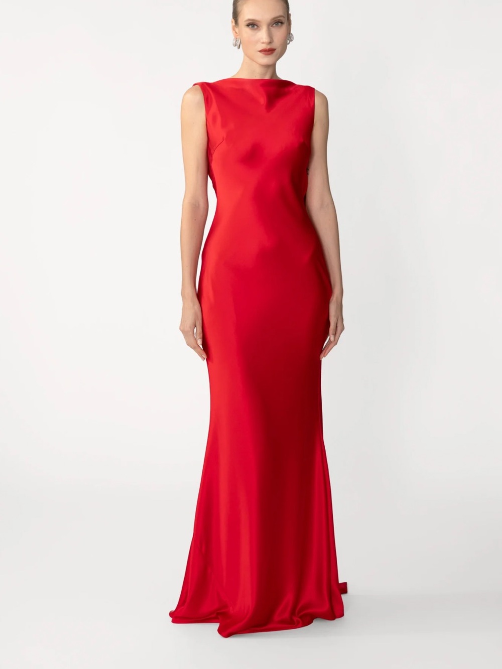 SAU LEE Callie Satin Gown